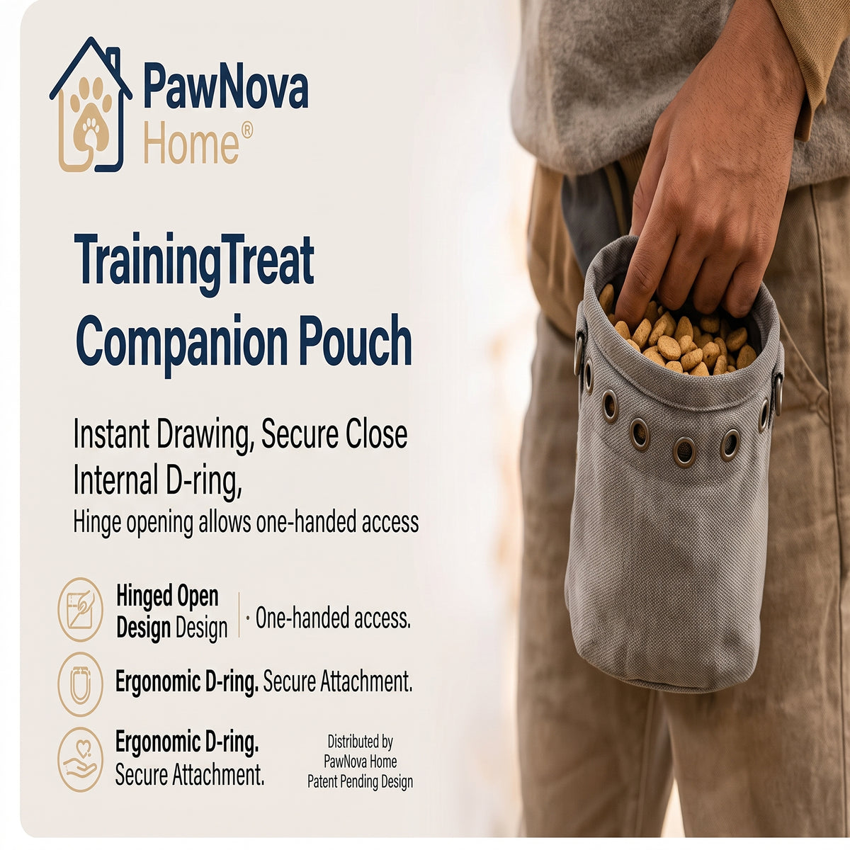 PawNova Home™ TrainingTreat Companion Pouch