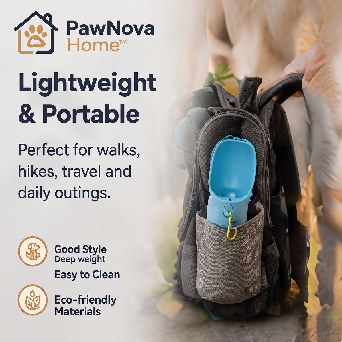 PawNova Home™ Portable Pet Water Bottle
