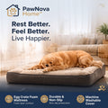 PawNova Home™ ComfortNest Orthopedic Dog Bed