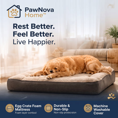 PawNova Home™ ComfortNest Orthopedic Dog Bed