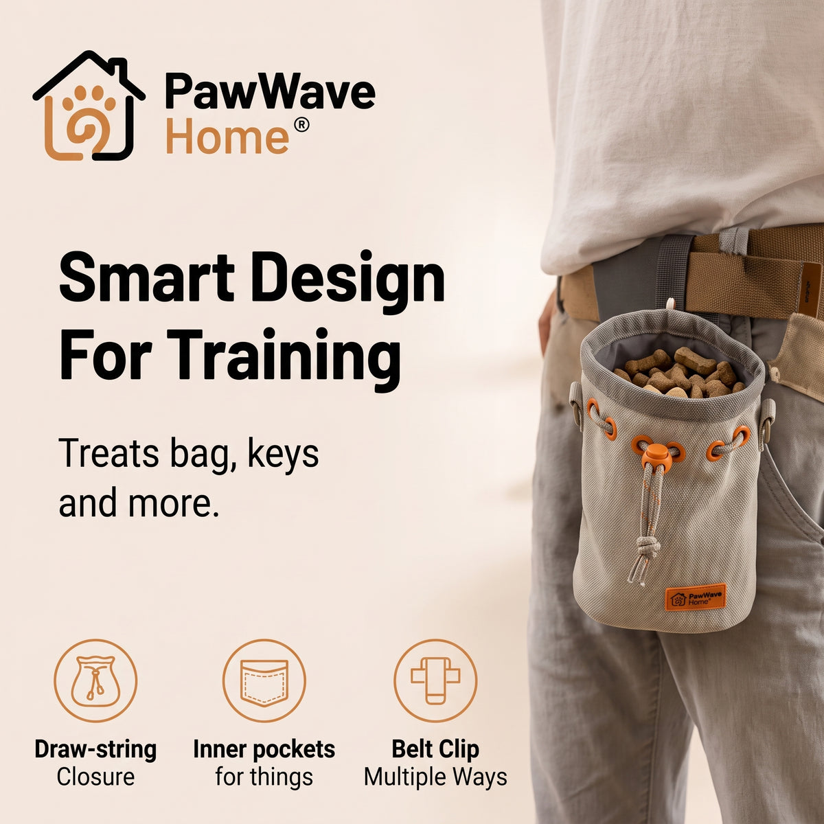 PawNova Home™ TrainingTreat Companion Pouch