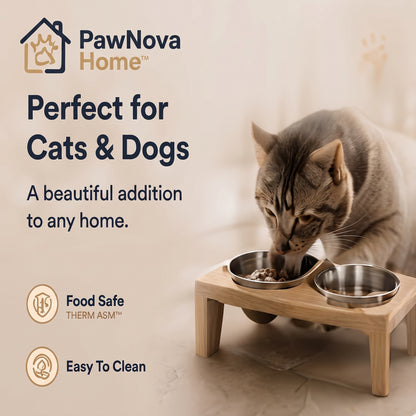 PawNova Home™ Premium Pet Feeding Station