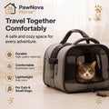 PawNova Home™ CozyNest Pet Travel Carrier