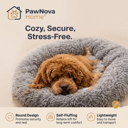 PawNova Home™ CalmingCloud Donut Dog Bed