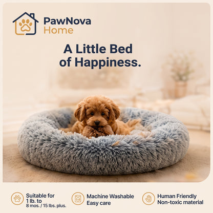 PawNova Home™ CalmingCloud Donut Dog Bed