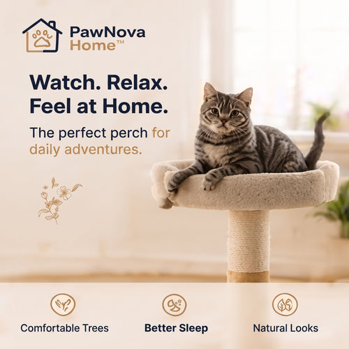 PawNova Home™ EcoNest Elevated Cat Perch