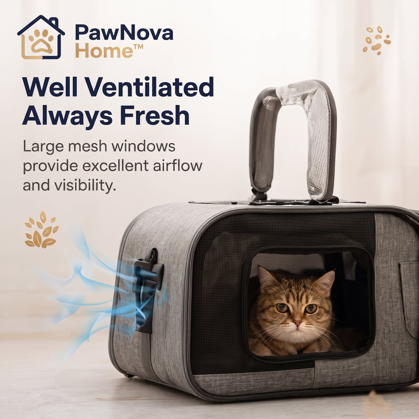 PawNova Home™ CozyNest Pet Travel Carrier