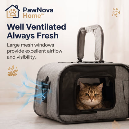 PawNova Home™ CozyNest Pet Travel Carrier
