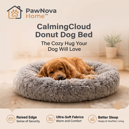 PawNova Home™ CalmingCloud Donut Dog Bed