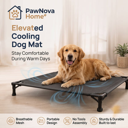 PawNova Home™ Elevated Cooling Dog Mat