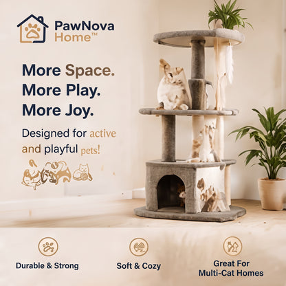 PawNova Home™ MultiLevel Adventure Cat Tree
