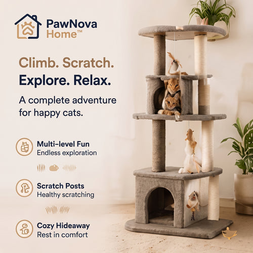 PawNova Home™ MultiLevel Adventure Cat Tree