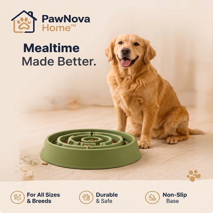 PawNova Home™ SlowFeast Interactive Dog Bowl