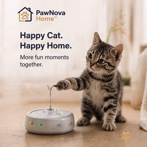 PawNova Home™ SmartPlay Interactive Cat Toy
