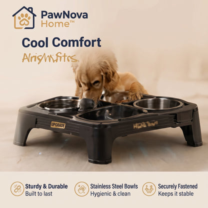 PawNova Home™ Elevated Comfort Feeding Station
