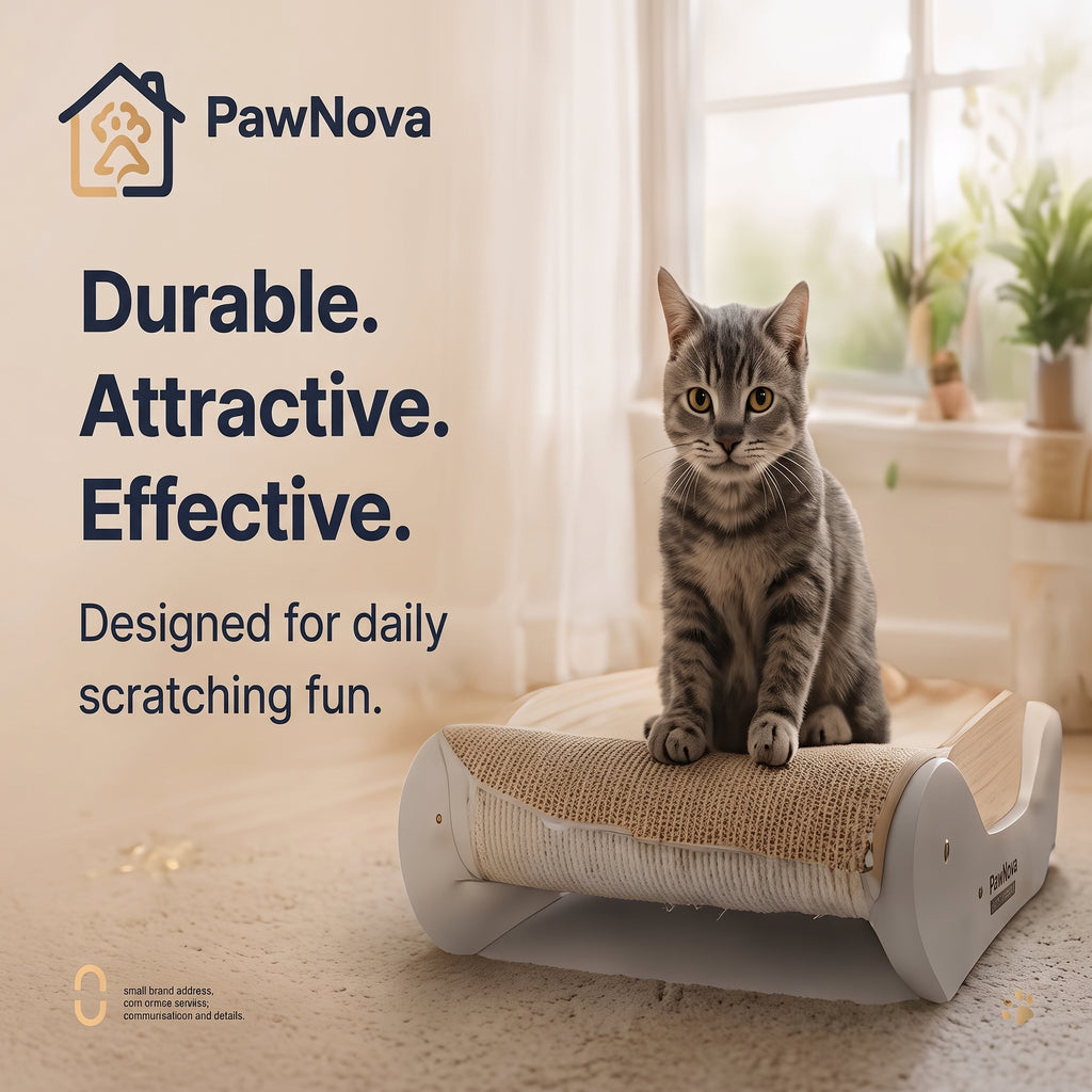 PawNova Home™ ScratchSafe Natural Cat Scratching Pad