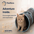 PawNova Home™ ComfortLoop Cat Tunnel