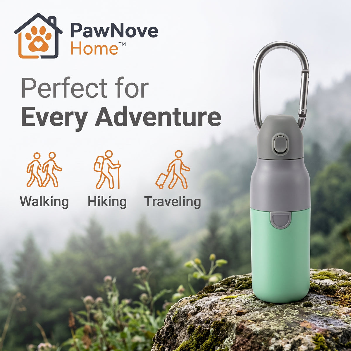 PawNova Home™ FreshTrail Portable Dog Water Bottle