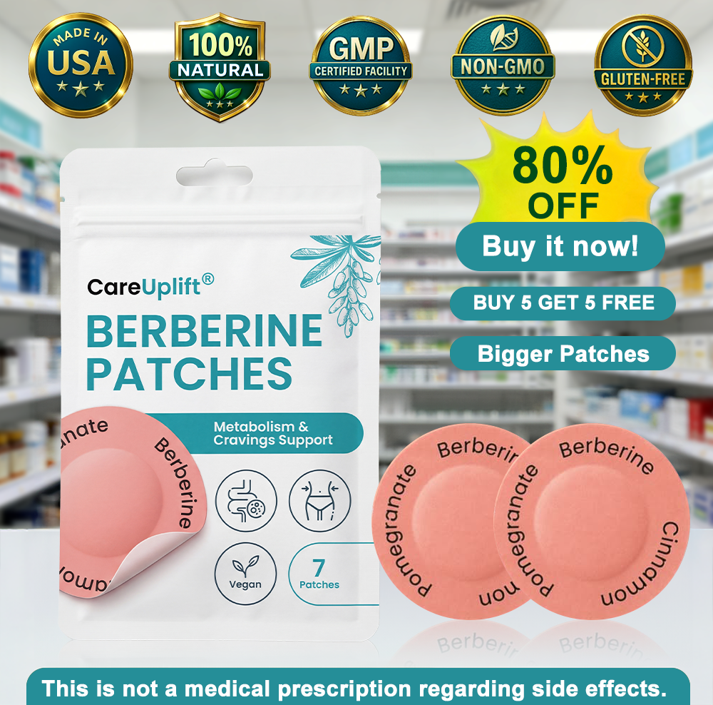 👩‍⚕️👩‍⚕️𝐂𝐚𝐫𝐞𝐔𝐩𝐥𝐢𝐟𝐭®MetaboX 10-IN-1 Berberine AMPK Patch